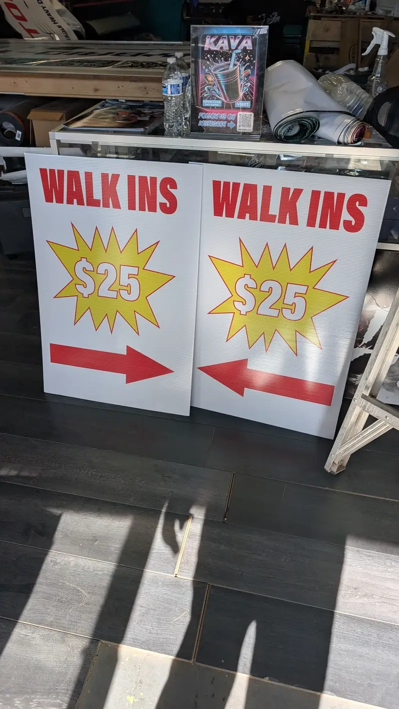 A-Frame Signs Preview